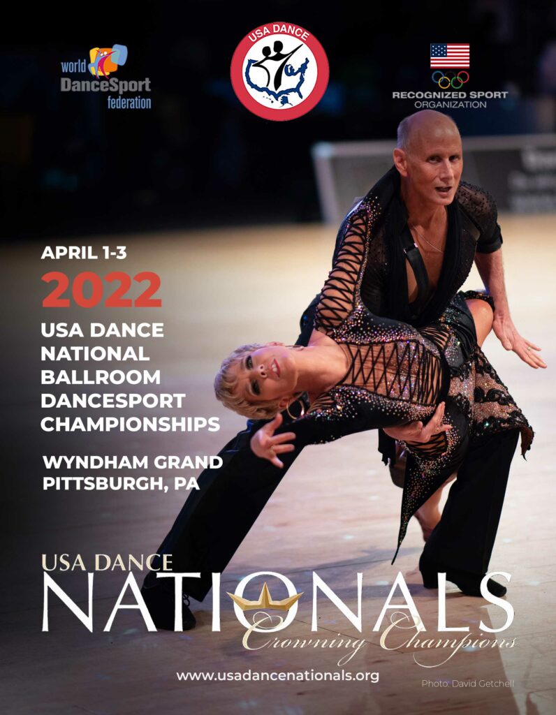 2022 USA Dance National Ballroom DanceSport Championships Flyer